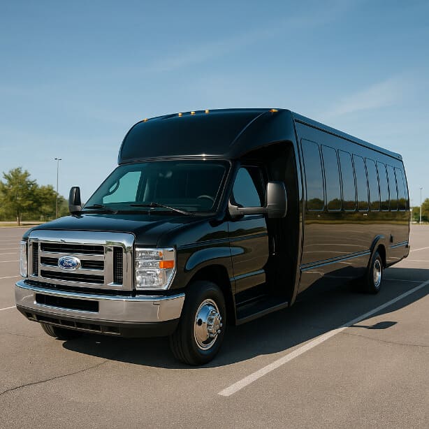 Charter Bus Rental Shelby 18 Passenger Minibus